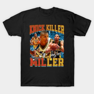 Reggie Miller Choke Sign Basketball Legend Signature Vintage Retro 80s 90s Bootleg Rap Style T-Shirt